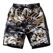 Красивые летние мужские хлопковые эластичные повседневные шорты с принтом размера плюс, уличная одежда в стиле хип-хоп, винтажные короткие спортивные штаны, шорты для тренировок