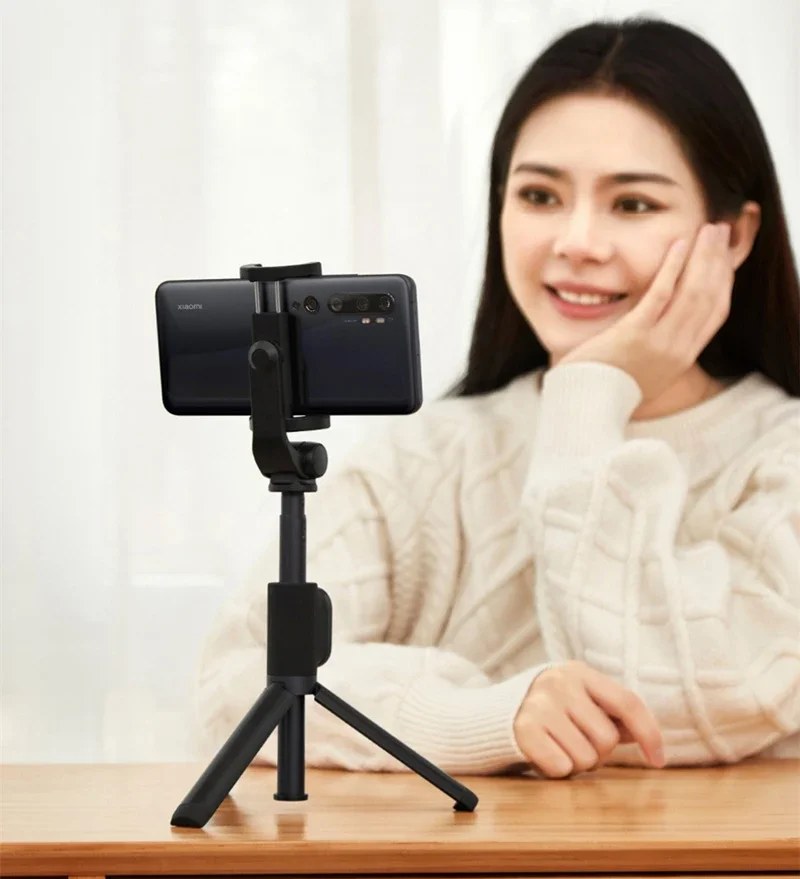 Original Xiaomi Mi Zoom Tripod Selfie Sticks with bluetooth Remote Foldable Extendable Monopod for iOS Android