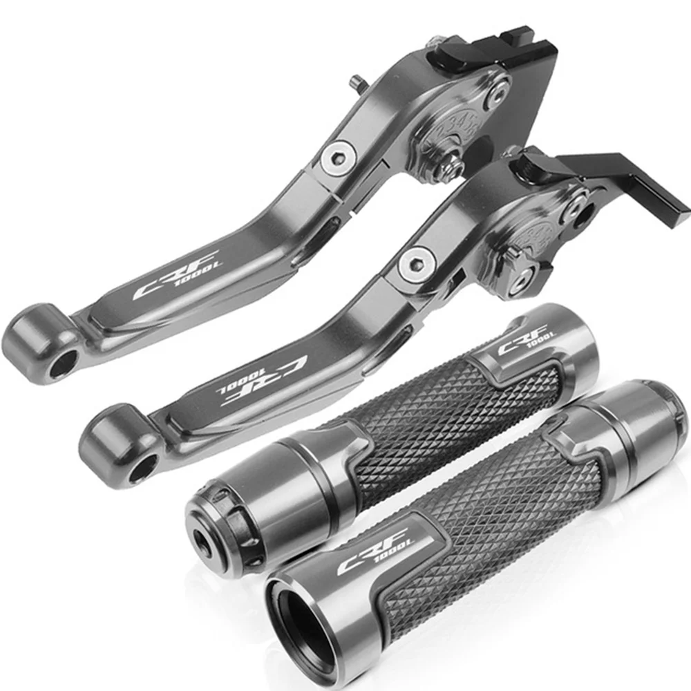 Для HONDA CRF1000L CRF 1000L аксессуары для мотоциклов выдвижные рычаги Тормозная система сцепления и рукоятки на руль - Цвет: B