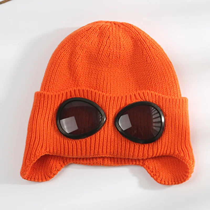 Snow Hat Knitted Winter Cap Cover Ears 