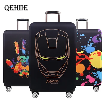 

2020 Travel Around The Word Suitcase Protective Covers Thick Elastic Luggage Cover Protector For 18"-32" Baggage Travel Bag Case
