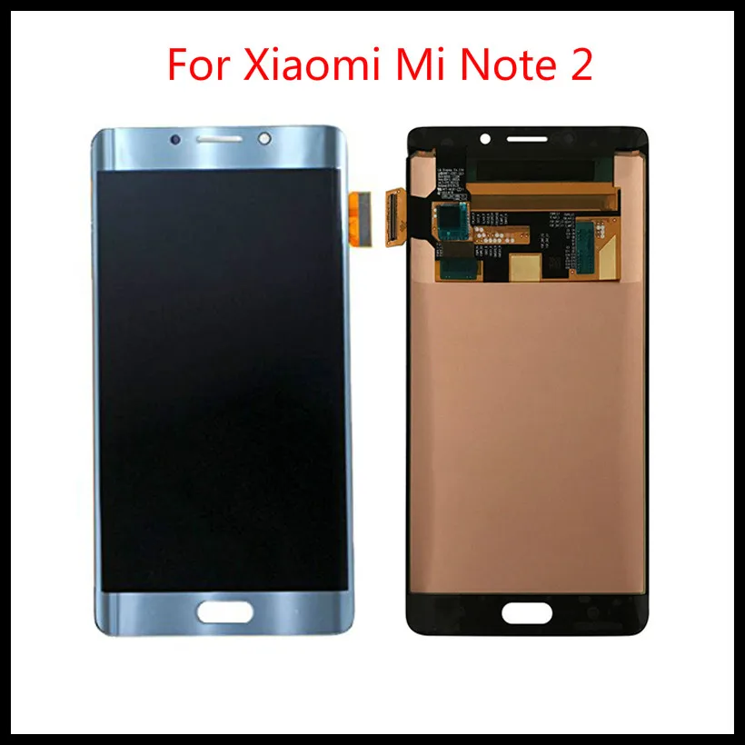 

100% Tested Top quality SUPER AMOLED LCD For Xiaomi Mi Note 2 LCD Display With Touch Screen Digitizer Assembly