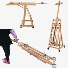 Мольберт складной художник эскиз масляной краски Лифт мольберт рекламный демонстрационный стенд двойного назначения кабаллет краски аксессуары для рисования