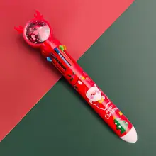 Stylo à bille Gel, recharge colorée, multifonction, Durable, 10 couleurs, personnalisé, pour la maison