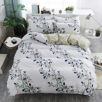 

Thumbedding Vine Bedding Set King Size Fresh Simple Leaves Duvet Cover Nature Queen Full Twin Single Unique Design Bed Set
