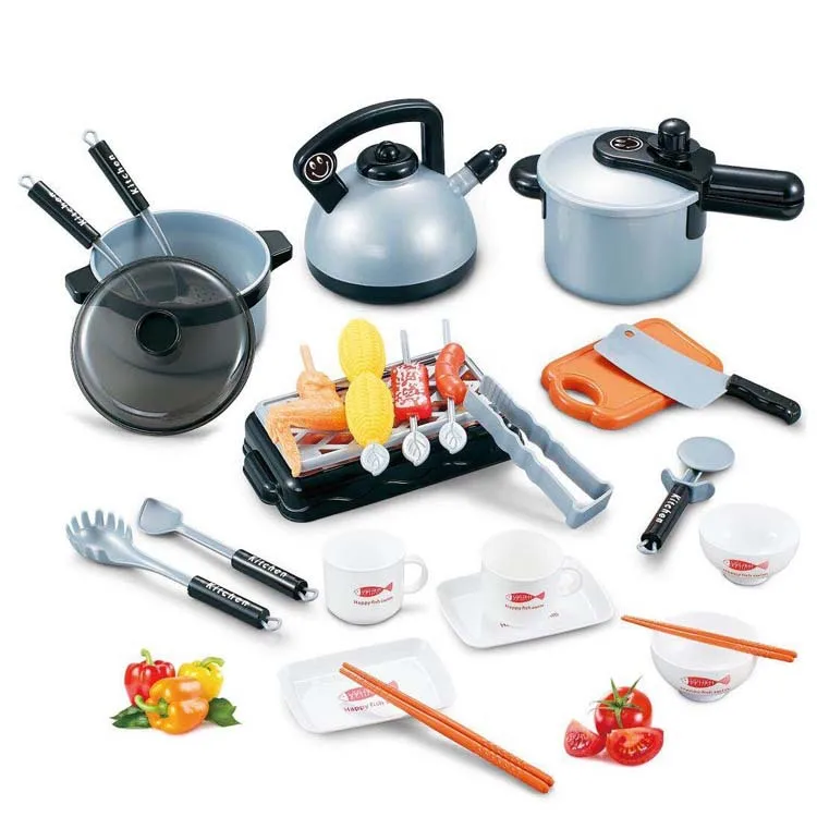 

Pressure Cooker Play House Toys Children GIRL'S And BOY'S Multi-functional Model Kitchen Tableware Play House Cooking Toy