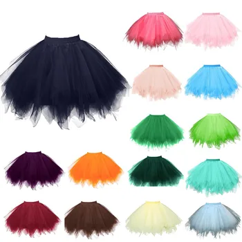 

Sexy Skirts for Girls 2020 Fashion Women High Quality Pleated Gauze Short Skirt Adult Tutu Dancing Skirt Mini Pleated Skirts