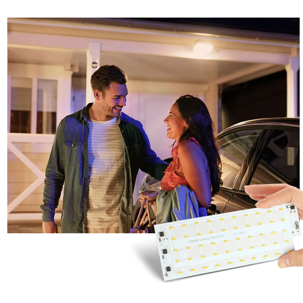 2PCS LED 칩 AC 220 50W 투광 램프 SMD2835 LED 램프 구슬 스마트 IC 스포트 라이트에 대 한 필요 없음 드라이버 DIY 야외 홍수 빛 칩