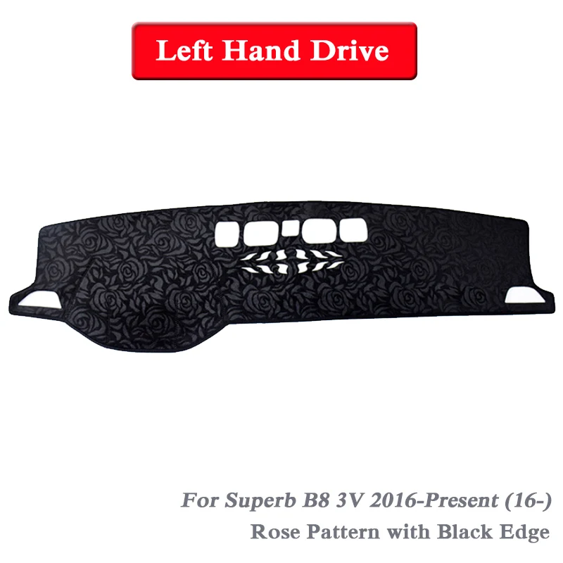 16- 玫瑰纹 黑 左