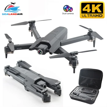 

SEALANDAIR New Drone 4K 16MP Pixel FPV WIFI RC Quadcopter Real Time Video Optical Flow Foldable Drone Camera HD Quadrocopter Toy