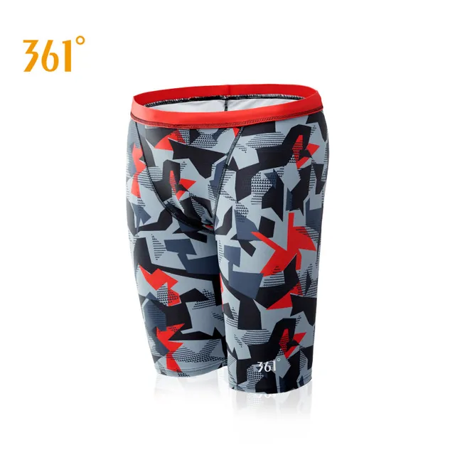 361 Men Swimwear Tight Swim Trunks Plus Size Quick Dry Swimming Shorts Mens Swimsuit Boys Beach Shorts Swimming Trunks Pants SLY204107 grey