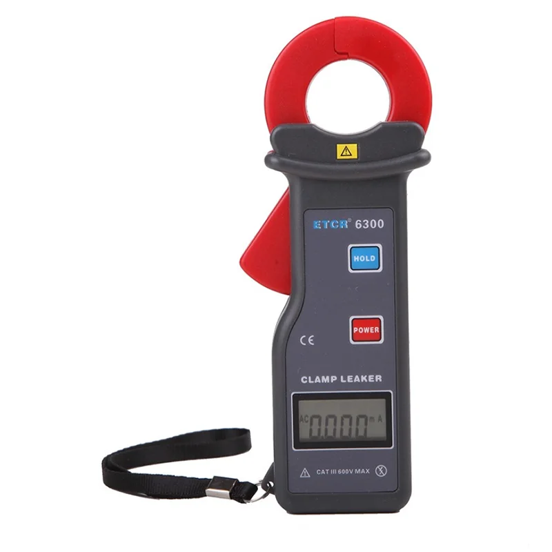 ETCR6300 Clamp Leakage Current Meter Measurement of AC and Range:AC 0.000mA～60.00A Peak Hold. | Инструменты