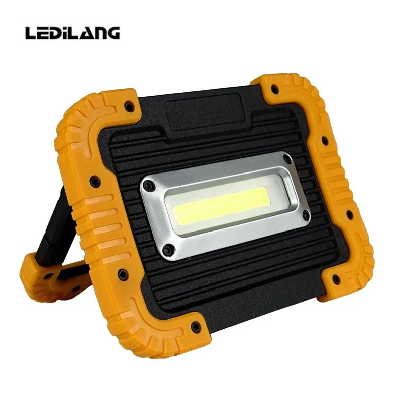 

LED Portable COB Work Light Built-in battery 30W COB Floodlight Searchlight Waterproof For Outdoot camping light rechargeable