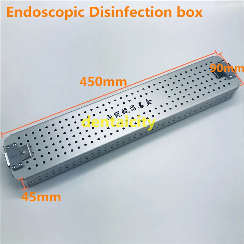 

New Aluminum disinfection instruments disinfection box for endoscopic arthroscope nasal sinus mirror otoscope disinfection