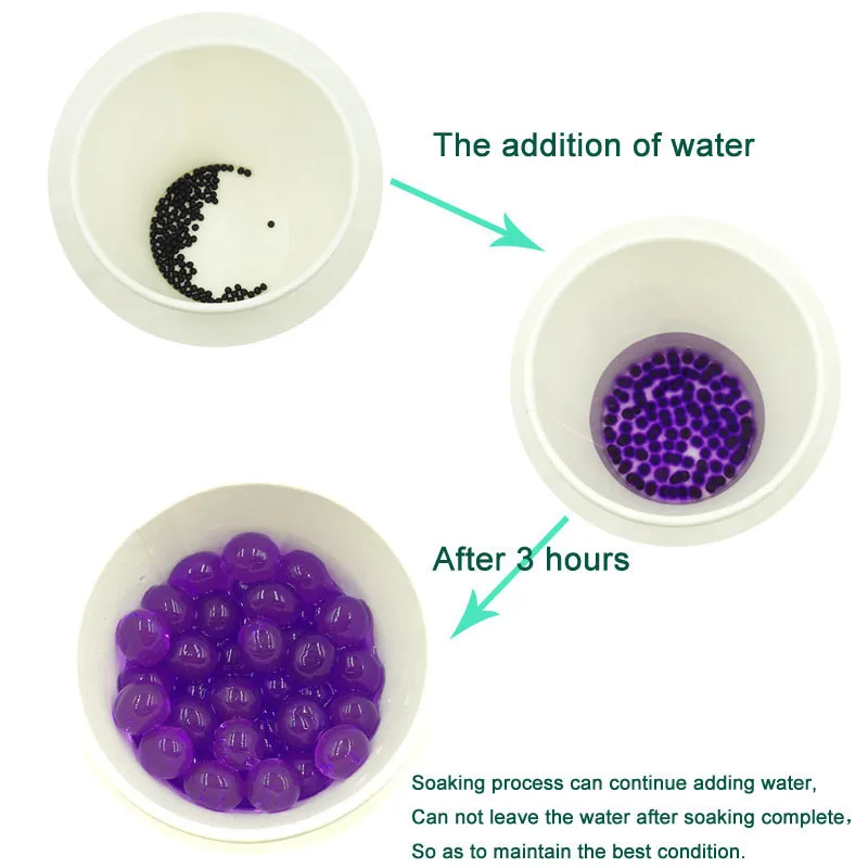 Гидрогелевые шарики в форме жемчуга 500 шт. полимер Водяные Шарики для украшения