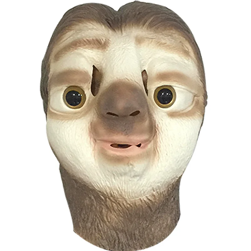 Zootopia маска Cospaly Джуди Хоппс Ник Уайлд Ленивец животные Хэллоуин маскарадные реквизиты для вечеринки латексная на все лицо маски головные уборы - Цвет: 2