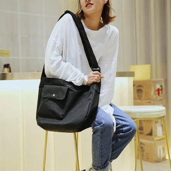 

Canvas Travel Shoulder Bag Large Capacity Women Top-Handle Duffle Messenger Bags Ladies Weekend Handbags Large Shopping Tote