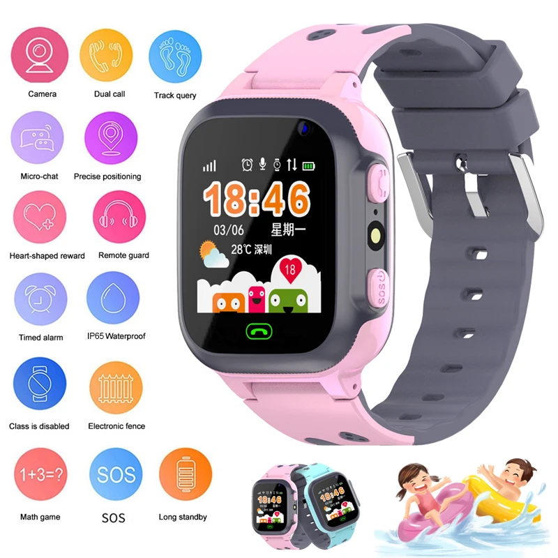 Smart Watch Kids Video Call Android 4.0 Waterproof Clock Smart Watches