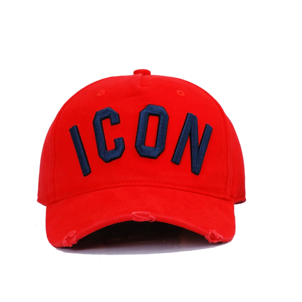 Customized DSQICOND2 Wholesale Cotton Baseball Caps ICON Logo DSQ2 Letters High Quality Cap Men Women Hat Black Cap Dad Hats cool baseball caps for guys