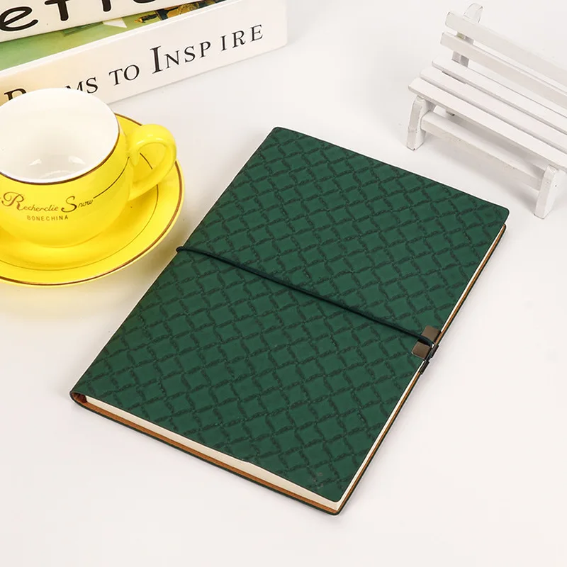 

Fashionable Notebook Lined Inner 14.2x20.8cm Notepad Leather soft cover Use as journal, diary, office&school regular writing