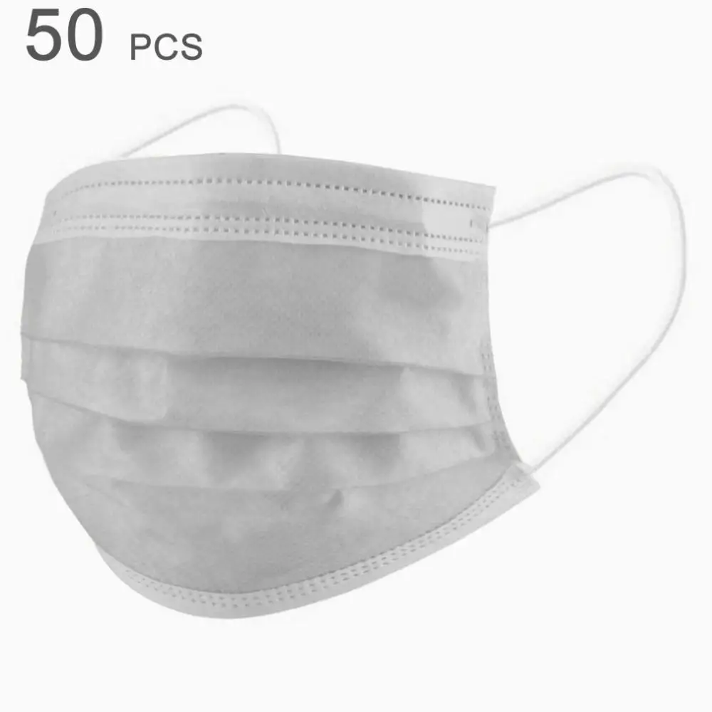 

Non-Woven Fabric Disposable Mouth Masks Anti Haze Anti-Dust Mouth Masks 50pcs