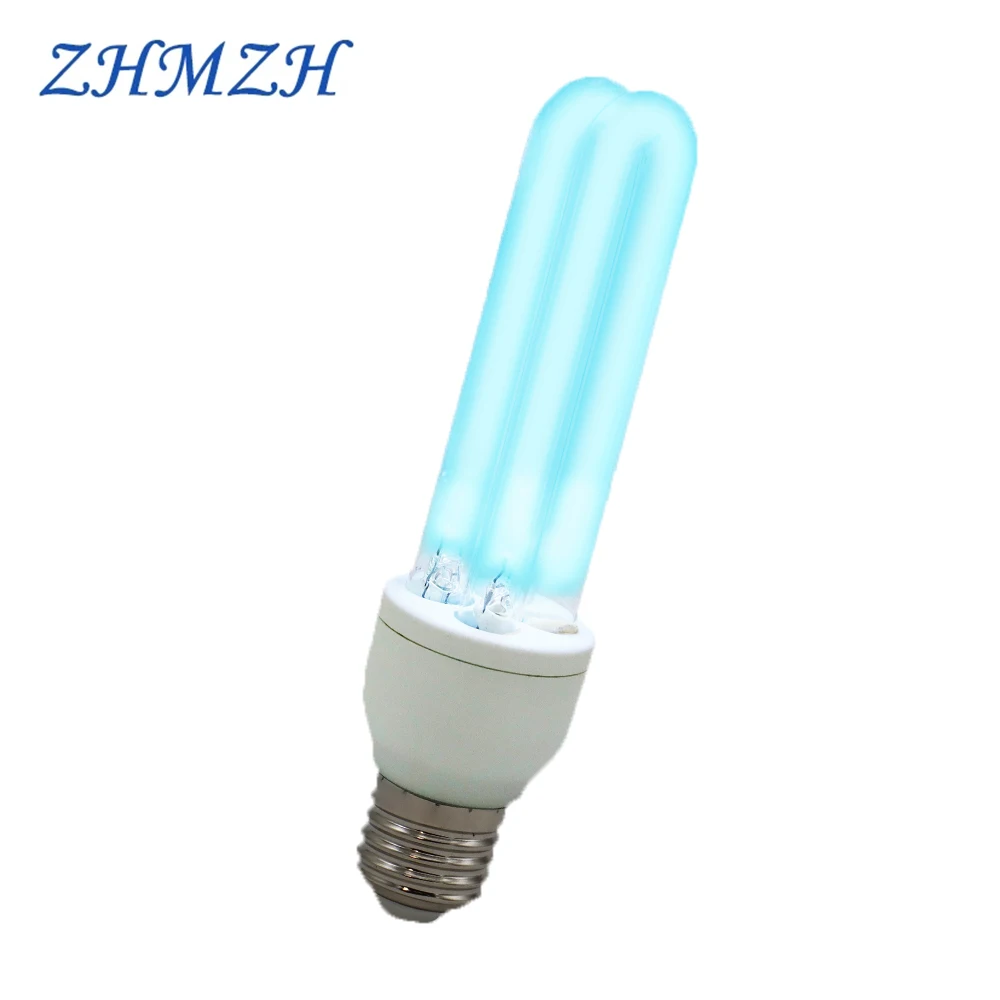 AC 220V E27 Ozone Free Ultraviolet Sterilizing Lamp Bulbs 15W UVC Disinfection Bulb Ultraviolet Germicidal Lamp 253.7nm uv disinfection lamp uv sterilization lamp
