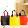 Casual Women Foldable Shopping Bag Reusable Eco Unisex Fabric Non-woven Shoulder Fabric Bags Tote Grocery Bags Pouch lunch bag ► Photo 2/6