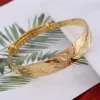 Ethiopian Trendy Bangle With Flower Women Wedding Flower Jewelry Valentine's Day Gift 2