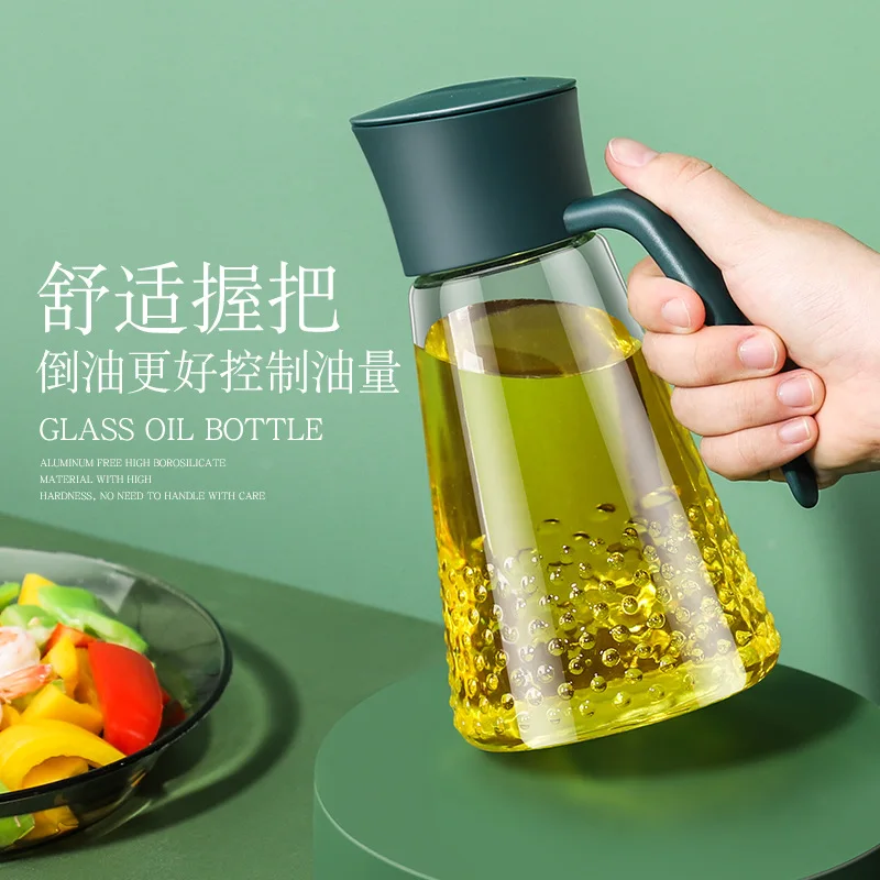 Cooking Seasoning Oil Bottle Sauce Bottle Glass Storage Bottles for Oil and Vinegar Creative Oil Dispenser For Kitchen Accessory