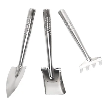

3pcs Digging Weeding Multifunctional Garden Tool Set Hand Shovels Planting Stainless Steel Durable Mini Portable Non Slip Grip