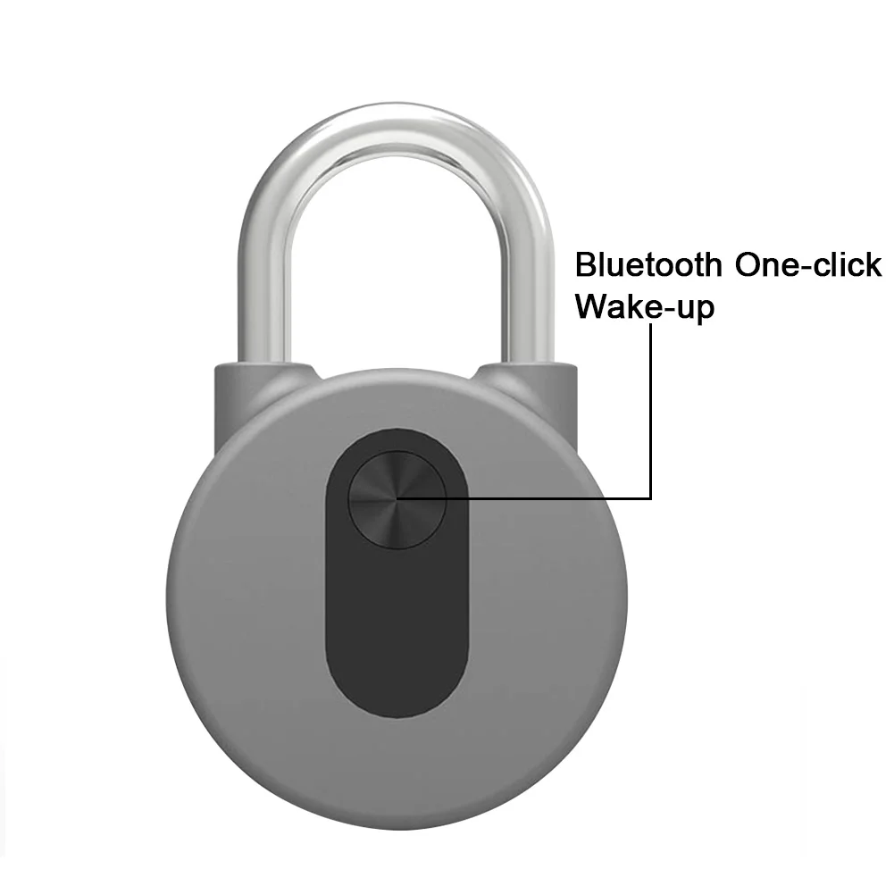 

Mini Electronic Security Travel Home Waterproof APP Control Keyless Portable Bluetooth Lock Anti Theft Smart Multipurpose Round