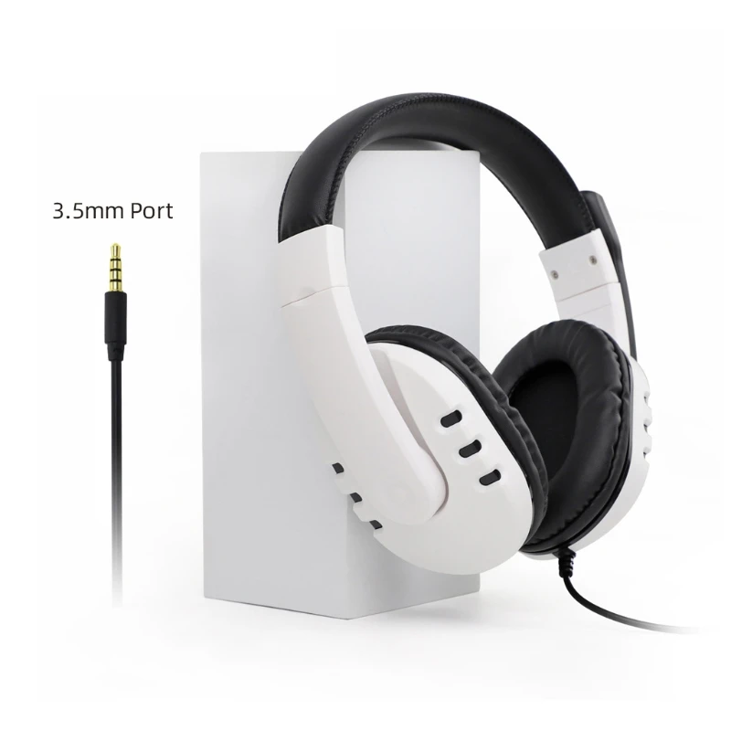 1 Set 3 5mm Gaming Headphone Wired Stereo Headset for PS5 PS4 PC Switch XONE S X 360 PC Computer Accessories