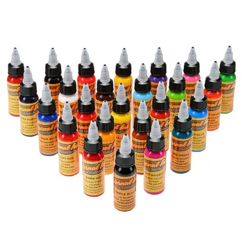 

14 Pcs Professional Tattoo Ink 14 Colors Set 1oz 30ml/Bottle Tattoo Pigment Kit Pigmentos Microblading Makeup Cosmetics Tools