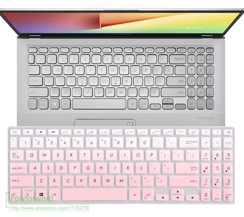 Защитный чехол для клавиатуры ASUS VivoBook S15 S530UA S530UN S512 F512 F512DA F512FA X509 X509FA 15 6''|Чехлы