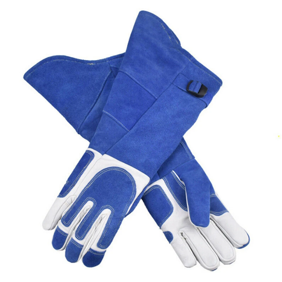 

Anti-animal Catching Leather Gloves Long Thickening Dog Snake Pet Cat Gloves Protective Gloves For Pet Shops