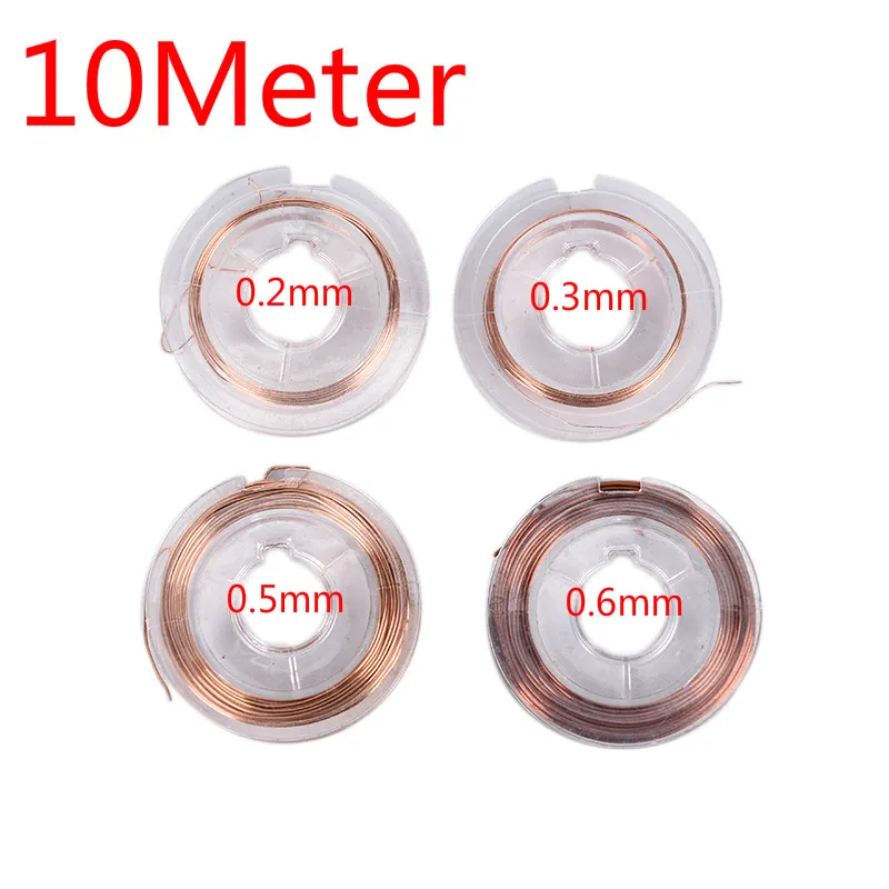 10Meter Magnet Wire Enameled Copper Magnetic Coil Winding For Making Electromagnet Motor Model 0.2mm 0.3mm 0.5mm 0.6mm | Обустройство