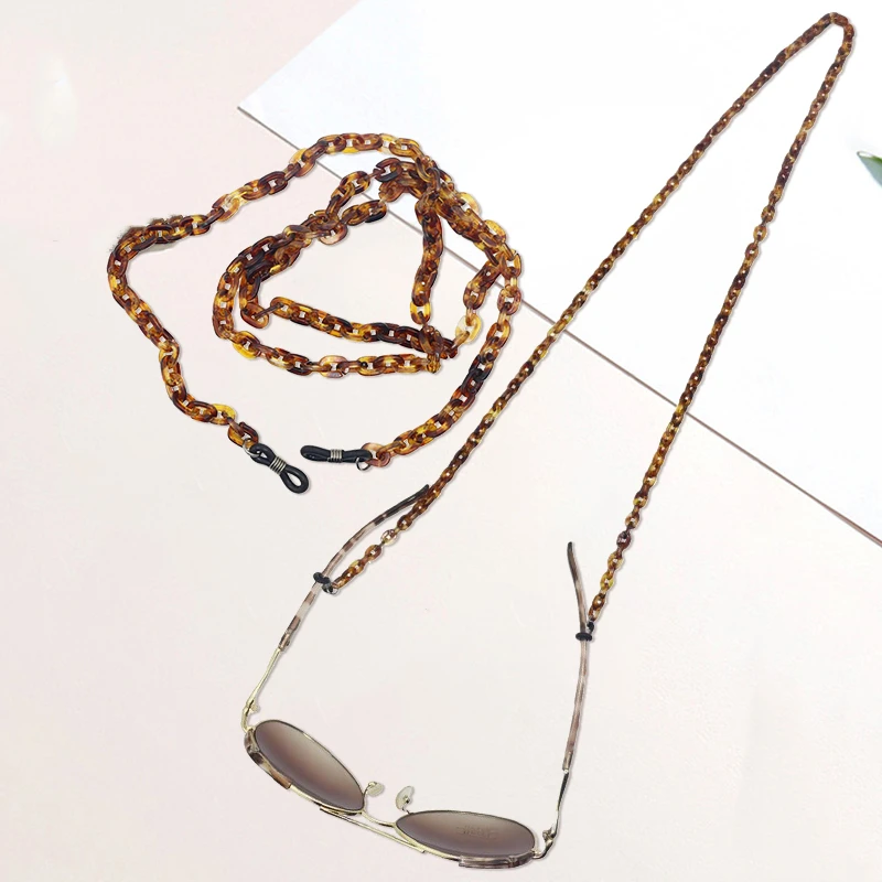 PVC ループチェーン多色アクリルスポーツストラップコードホルダーサングラス眼鏡眼鏡ネックレスチェーンコードホルダーstrap cord