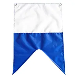 Альфа флаг с металлическими Люверсами 20' x 14' (50x35 см), белый и синий Дайвинг Флаг лодки
