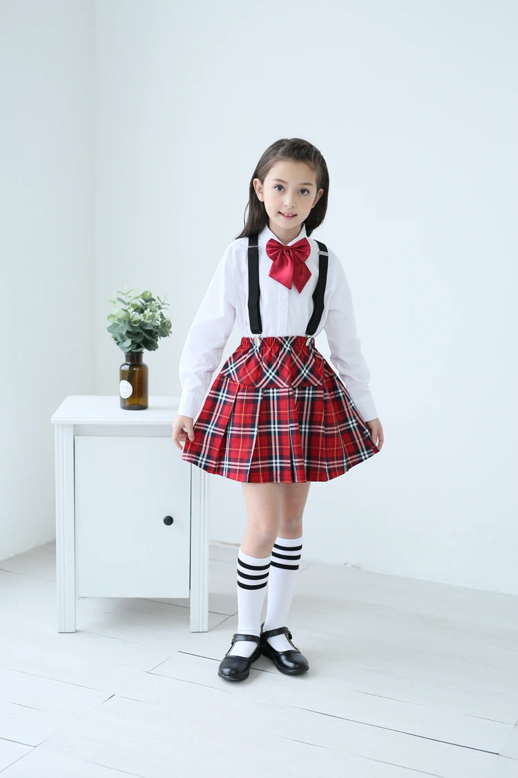 Children Primary School STUDENT'S England Business Attire School Uniform Set Kindergarten Suit Formal Dress CHILDREN'S DAY Choru