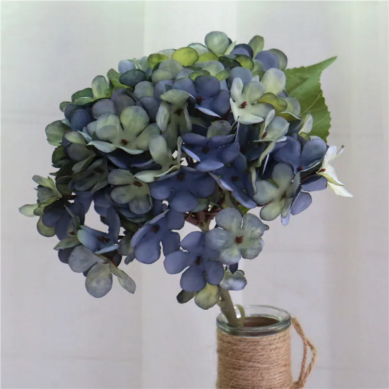 Elegant Retro Autumn Hydrangea Bouquet for Home and Event Decoration