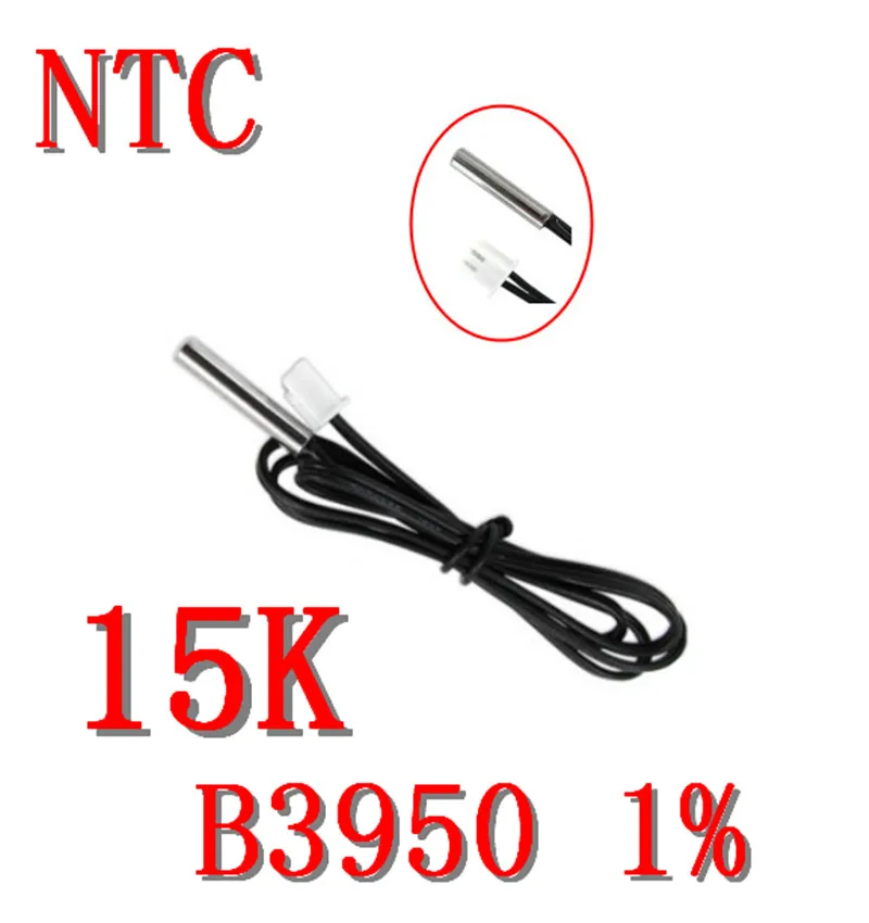 

Водонепроницаемый NTC Температурный датчик 15K B3950 1% точность NTC термистор 15K B3950 1% отрицательный регулятор температуры