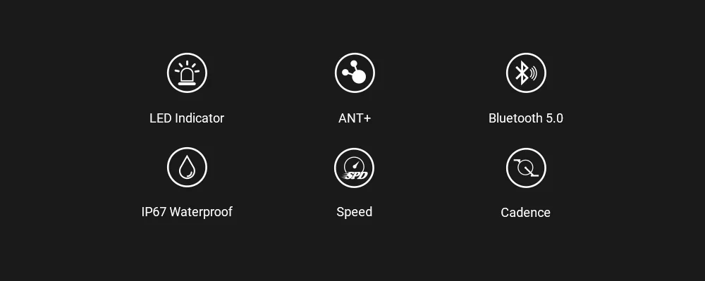 Coospo Bk805 Bicycle Speed \u0026 Cadence Sensor Wireless Waterproof Bluetooth  And Ant+ Bike Cycling Parts For Zwif Wahoo Garmin - Bicycle Computer -  AliExpress
