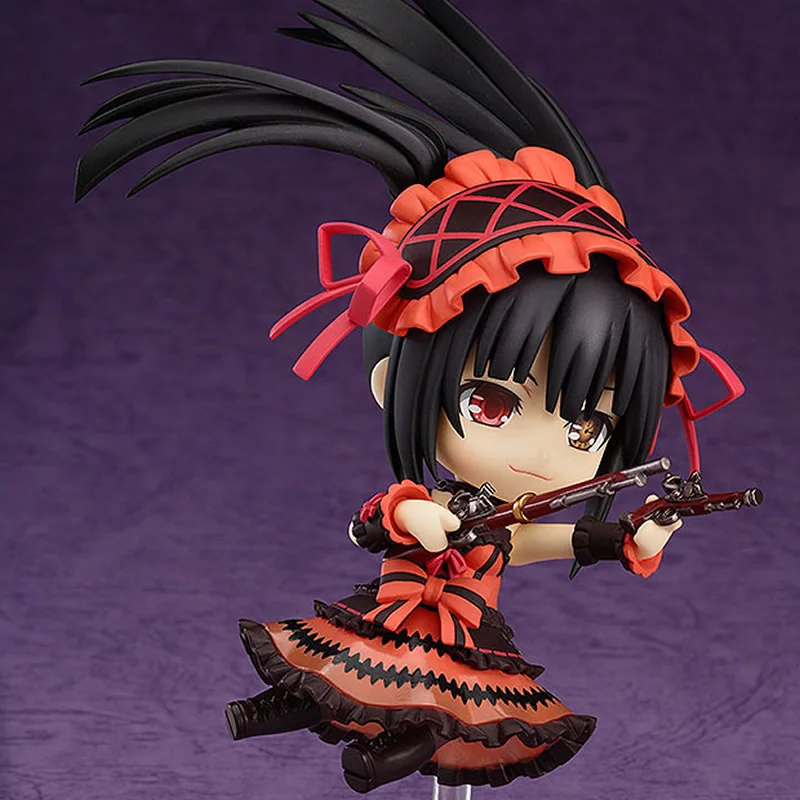10 см оригинальное издание Nendoroid Дата A Live II: Kurumi Tokisaki ПВХ фигурка коллекция игрушка кукла с коробкой