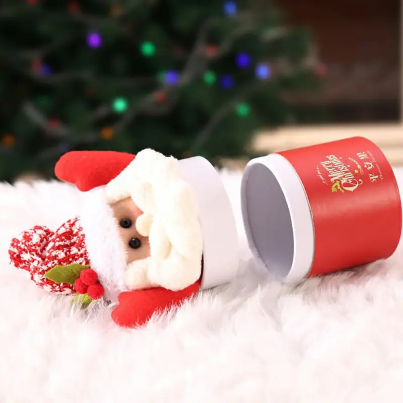 

New Arrival Lovely Candy Box Christmas Decoration Candy Jar Sugar Container Apples Storage Box