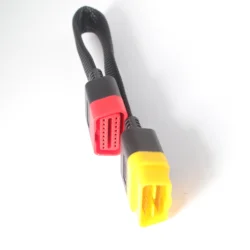Câble d'extension universel OBD2, adaptateur de connecteur mâle à femelle, cordon ruban plat à 16 broches, prolongateur de Diagnostic de voiture 