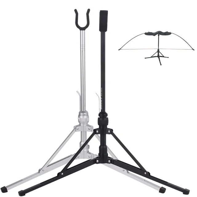US $69.53 Archery Stand Recurve Stand Collapsible Portable Stand Bracket Aluminum Alloy Frame