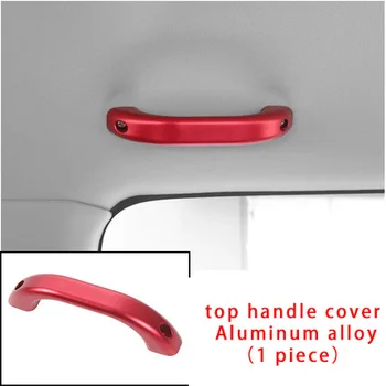

For Suzuki JIMNY 2007-2017 red top handle cover Aluminum alloy molding trim