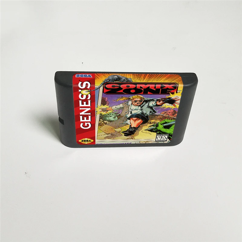 Игровая карта Comix Zone 16 Bit MD для видеоигр Sega Megadrive Genesis картридж консоли|Запасные