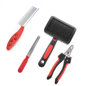 

Nail Trimmer Nail File Comb Pet Beauty Set For Cat and Dog Universal Scissors Trimmer Grooming Tools for Animals Pet Supplies