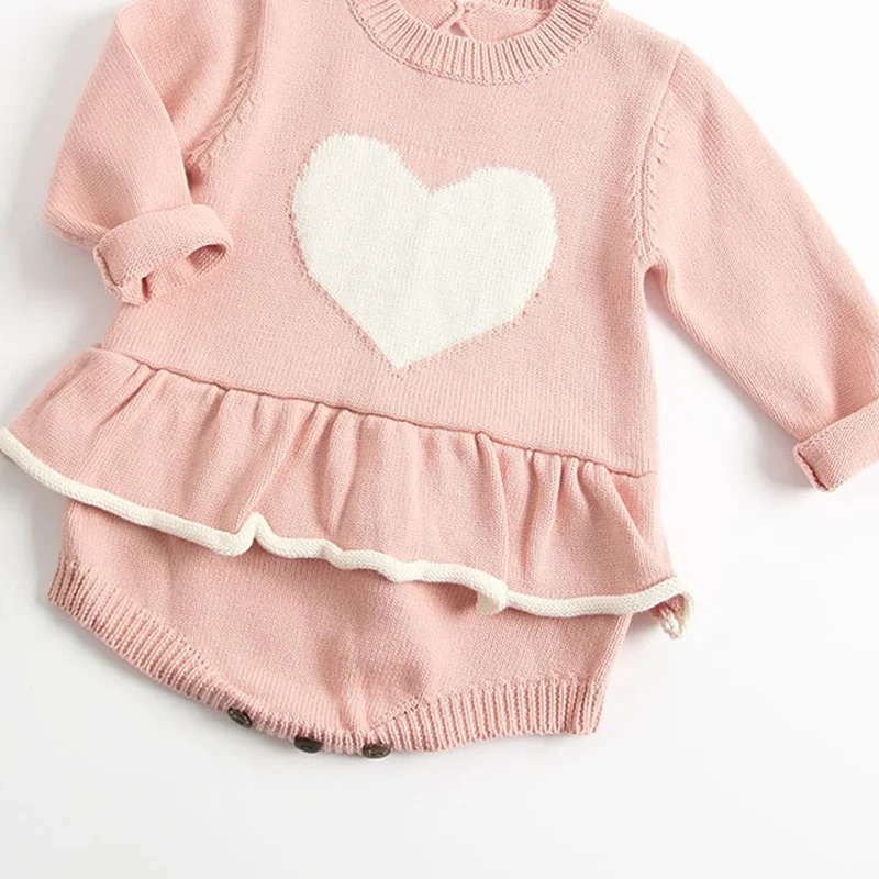 Весенне-осенний свитер для маленьких девочек модный стиль, хлопок, боди для новорожденных девочек, свитер Одежда для маленьких девочек от 0 до 24 месяцев